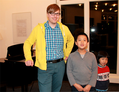 Unterricht im Hanse Wissenschaftskolleg, unter anderem mit Familie Liu aus Los Angeles