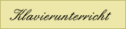 Klavierunterricht